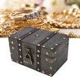 thumbnail image 4 of Wooden Jewelry Box, Wooden Treasure Chest Wide Application Coded Lock  for Jewelry, 4 of 8