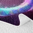 thumbnail image 5 of Homewish Dreamy Dragon Quilt Full For Kids,Purple Galaxy Full Bedspread Sets,3pcs, 5 of 7