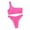 Hot Pink, variant on Viikei Bikini Swimsuit for Women Two Piece Swimwear Top Botton