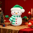 thumbnail image 3 of Christmas Doll Cozy Snowman Soft Huggable Doll For Kids, 3 of 6