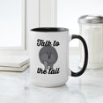 thumbnail image 4 of CafePress - Talk To The Tail - 15 oz Ceramic Large White Novelty Mug, 4 of 4