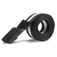 thumbnail image 3 of pitrice Men Boys Canvas Breathable Tactical Waist Belt with Plastic Buckle Solid Waist Strap Belts Rescue Rope Band, 3 of 4