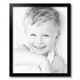 thumbnail image 2 of ArtToFrames 19" x 23" Satin Black Picture Frame, 19x23 inch Black Wood Poster Frame (WOM-1451), 2 of 8