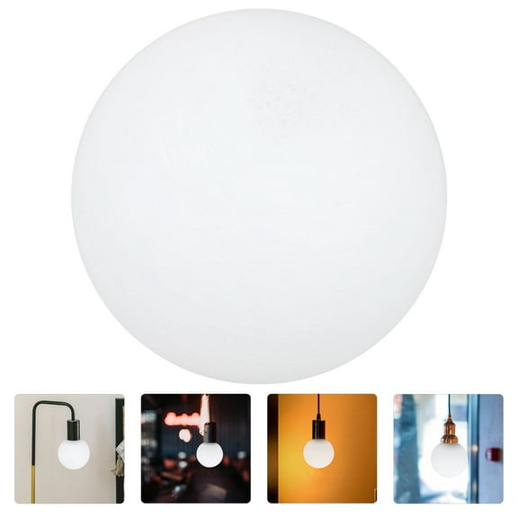 VORCOOL Modern White Glass Lampshade Unique Design for Home Lighting Fixtures