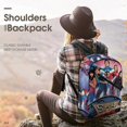 thumbnail image 5 of a13086 Sky High The Animated Series Ergonomic Semi-Full Print Backpack with Soft Padding and Protective Laptop Sleeve Pocket m13086, 5 of 5
