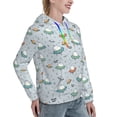 thumbnail image 6 of Kdxio Spaceship Print Womens Oversized Hoodies Sweatshirts Hooded Pullover Tops Sweaters Casual-X-Large, 6 of 7