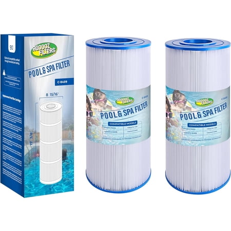 PLF90A Pool Filter Replacement for Hayward C900, CX900RE, Pleatco PA90, C-8409, Filbur FC-1292, PXC95, 90 sq.ft Cartridge (2 Pack)
