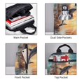 thumbnail image 3 of Yiaed Sailing Dancing Dolphin Print Lightweight Backpack Travel Backpacks Hiking Daypack for Women Men, 3 of 5