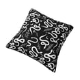 thumbnail image 2 of Rateoe Hand Drawn Snake Pattern Throw Pillow Cover Premium Pillow Stuffer Sham Square for Decorative Cushion Bed Couch Sofa(Pillow insert not included), 2 of 8