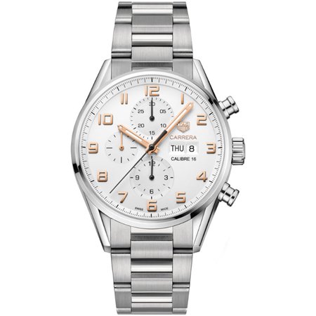 TAG Heuer Carrera Silver Dial Calibre 16 Men's Watch CV2A1AC.BA0738