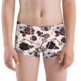 thumbnail image 5 of Yiaed Retro Red Black Roses Print Boys' Boxer Briefs Cotton Casual Stretch Comfort Boys Boxers - Kids Boxer Briefs Underwear for Boys (6-18)-Small, 5 of 5