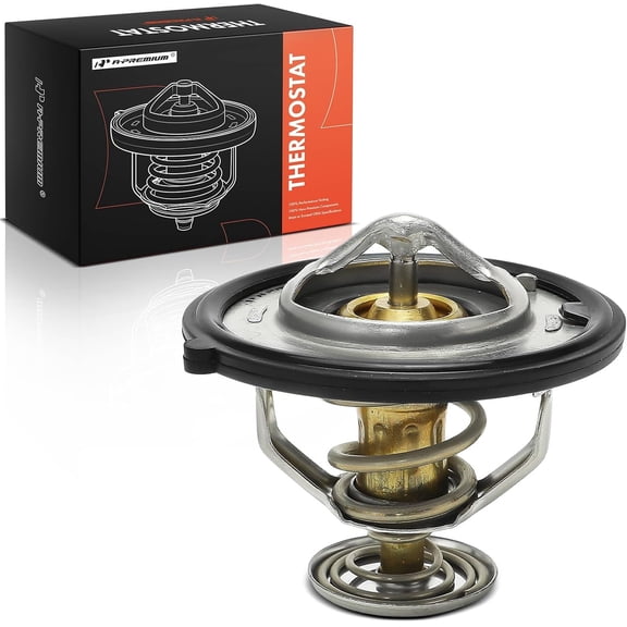 A-Premium Engine Coolant Thermostat with Seal Compatible with Chrysler Sebring 1995 1997-2000 V6 2.5L & Mitsubishi Galant 2001-2003 V6 3.0L, Galant 2004-2005 V6 3.8L