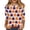 White #140, variant on Halloween Shirts for Women Plus Size Funny 3/4 Sleeve Pullover Horror Pumpkin Printed Tops Spooky Round Neck T Shirts Holiday Three Quarter Length Blouses, XL