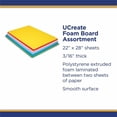 thumbnail image 4 of Pacon Acid-Free Foam Board, 20 x 30 Inches, 3/16 Inch Thickness, Assorted Colors, Pack of 10, 4 of 5