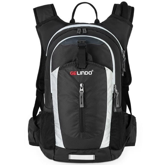 Gelindo Hydration Backpack Insulated Pack with 2.5L BPA Free Bladder: Water Backpack for Men Women - 18L Hydration Backpacks for Hiking Festival Cycling Running Biking
