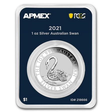 2021 Australia 1 oz Silver Swan (MD® Premier Single   PCGS FS®)