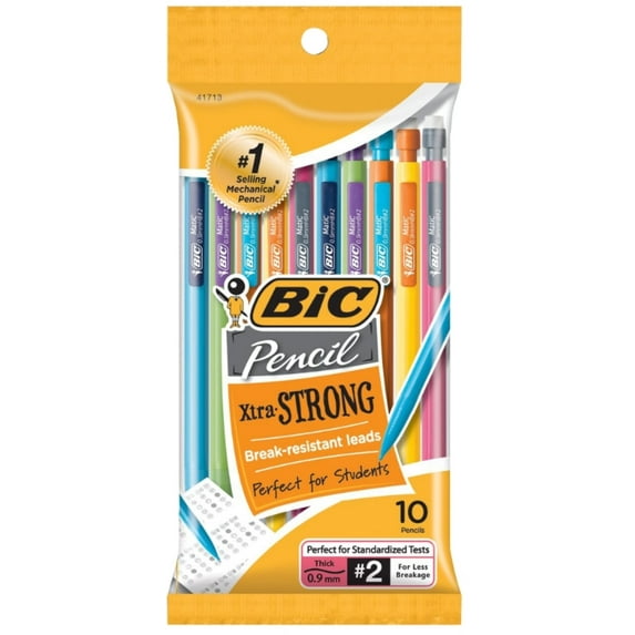 Bic, Xtra Strong Mechanical Pencil 0.9mm 10 ct (Pack of 6)