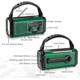 thumbnail image 5 of Emergency Crank Radio, 10000mAh Solar Hand Crank Weather Radio with NOAA Alerts, Portable AM/FM Radio, USB-C Charger, Flashlight & SOS Alarm for Hurricane Supplies Power Outage Kit Camping, 5 of 8
