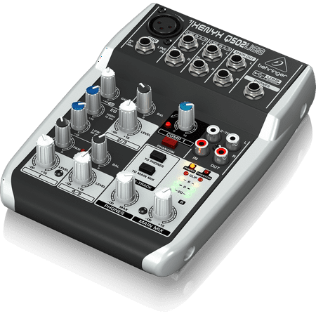 Q502USB 5-Input 2-Bus USB Audio Interface Mixer w/ XENYX Mic Preamps British EQ, Compressors & (Best Audio Interface Mixer)