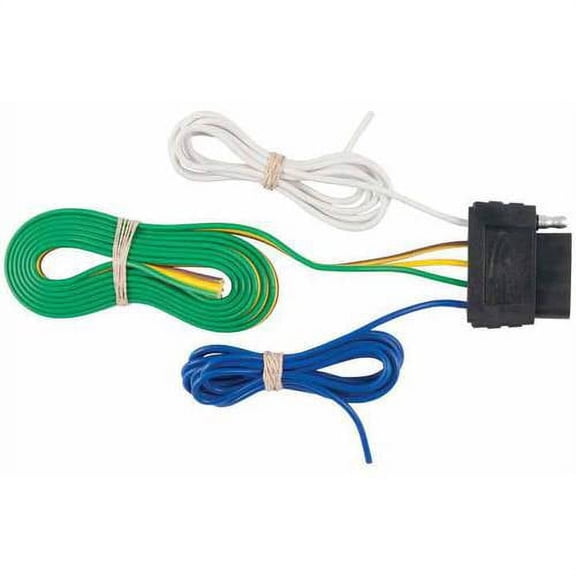 CURT 58531 Vehicle-Side 5-Pin Flat Trailer Wiring Harness with 60-Inch Wires