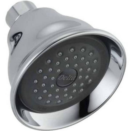 Brushed Bronze Watertile Showerhead - Delta Universal Showering Single Function Shower Head, Available in Various Colors
