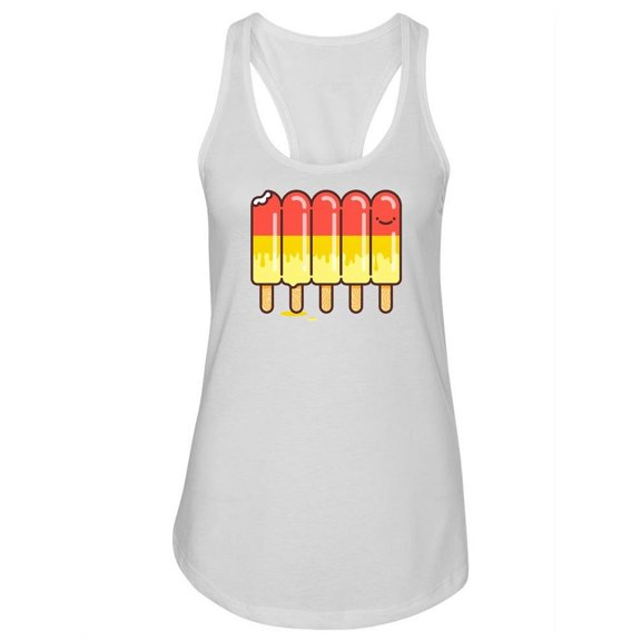 Smiley Popsicles Tank Women -Image by Shutterstock, Female x-Small