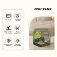 thumbnail image 4 of SSZMDLB under $5 Desktop Aquarium, Small Clear Fish Tank for Tabletop, Mini Aquatic Habitat, Office Desk Decor, Home Aquarium Setup, Compact Fish Bowl Alternative, 4 of 6