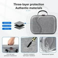 thumbnail image 2 of Large Carrying Case for Meta Quest 3S / Quest 3, Hard Travel Case Compatible with BOBOVR S3 Pro/KIWI Design Battery Head Strap, Quest Controller and Accessory, Portable Travel Bag, Grey, 2 of 7