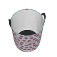 thumbnail image 3 of Goofa Strawberries Printed Circular Hamper,Laundry Basket with Handles,Storage Baskets Foldable,Large Capacity Laundry Hamper-Medium, 3 of 8