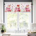 thumbnail image 2 of Rod Pocket Polyester kitchen Curtain Valances for Windows For Indoor Living Room Bedroom Kitchen Decoration 54x18 inch, 2 of 5