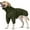 Green, variant on UOSIA Warm Dog Coat with Double Zipper, Winter Dog Clothes for Small Medium Large Dogs
