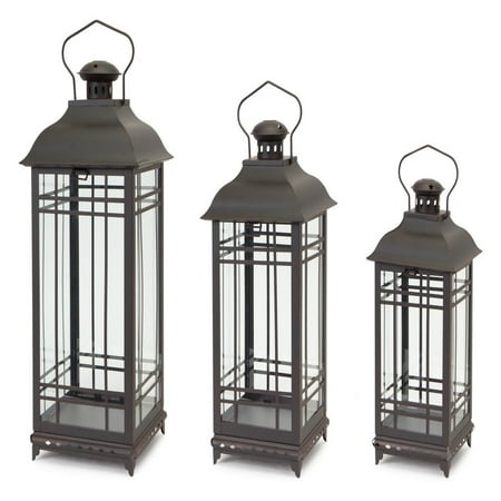 - Melrose International Derby Lantern - Set of 3
