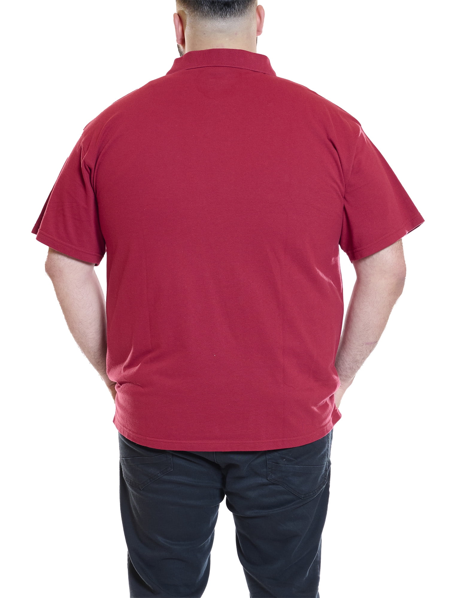 Wrangler Men's Big and Tall Short Sleeve Polo Shirt ,Big sizes up to 6XL and Tall sizes up to 4XT