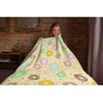 thumbnail image 5 of Yibo Milk Tea Brown Blanket Flannel Soft and Comfortable Anti-static Bed Sofa Blanket, 5 of 7
