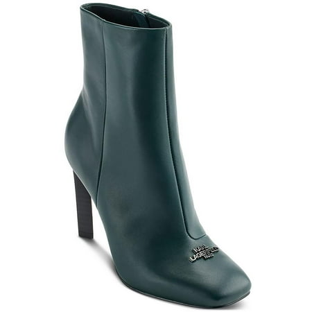 

Karl Lagerfeld Womens VICA Patent Leather Square toe Booties