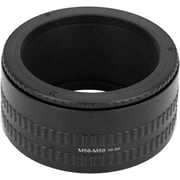 Camera Focusing Helicoid Adapter, 36‑90mm M58‑M58 Length Adjustable Focusing Helicoid Ring Macro Extension Tube