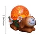 thumbnail image 3 of Solar-powered Luminous Animals Lamp Crystal Ball Animals Figurine Resin Garden Garden Decoration Lamp, 3 of 6