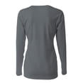 thumbnail image 2 of A4 Spike Long Sleeve Volleyball Jersey For Women in Graphite | NW3015, 2 of 3