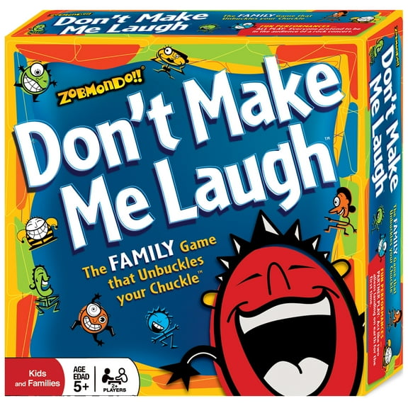 Zobmondo!! Don't Make Me Laugh Silly Charades Party Game, Fun for Families and Children 5 