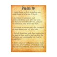 thumbnail image 1 of Scripture Walls Psalm 70 Chapter Gold Bible Canvas Christian Wall Art Ready to Hang Unframed, 1 of 7