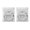 Transparent, variant on lanema 2Pcs Plastic Embroidery Hoop For Beads Painting Needlework Sewing Project