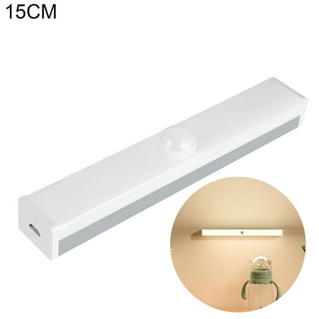 

CuiYou Cabinet Light Motion Sensor Under Counter Lighting Aluminium Magnetic Suction LED Drawer Lamp for Home