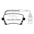 thumbnail image 4 of EBC 09-11 Audi A6 Quattro 3.0 Supercharged Redstuff Rear Brake Pads, 4 of 4