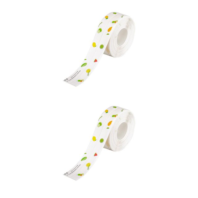 Bewildely Pegatina impermeable para fregadero de cocina de 32M, cinta impermeable antimoho, pegatinas de costura autoadhesivas para encimera de Type2 NO2