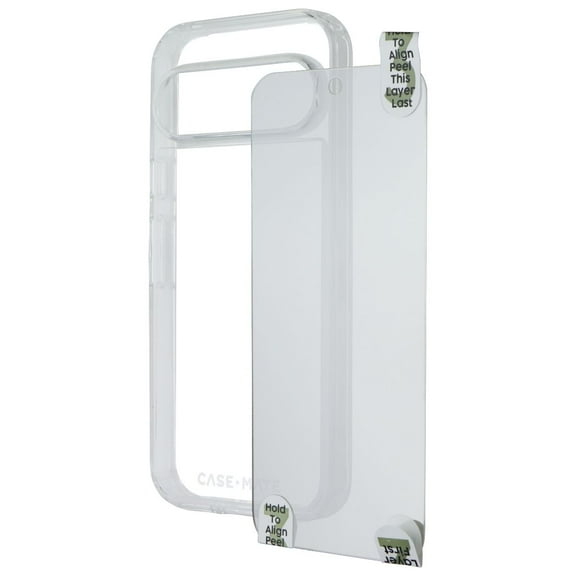 Case-Mate Tough Case & Screen Protector for Google Pixel 9 / Pixel 9 Pro - Clear