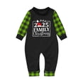 thumbnail image 2 of Pijamas familiares europeos con estampado navideño de moda, traje para padres e hijos, monos de poliéster para bebés., 2 of 3