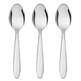 thumbnail image 1 of Mainstays Breck Stainless Steel Adult Dinner Spoon, 3-Piece Set, Silver, 1 of 6