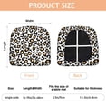thumbnail image 3 of Black and Yellow Of Leopard Print Seat Covers for Dining Room Chairs Set Of 4,Stretch Printed Washable Chair Seat Cover with Elastic Ties and Button,Removable Waterproof Couch Cushion Covers, 3 of 6