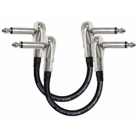 2 X Mogami 2319 - 9 Inch - Guitar Bass Effects Instrument, Patch Cable