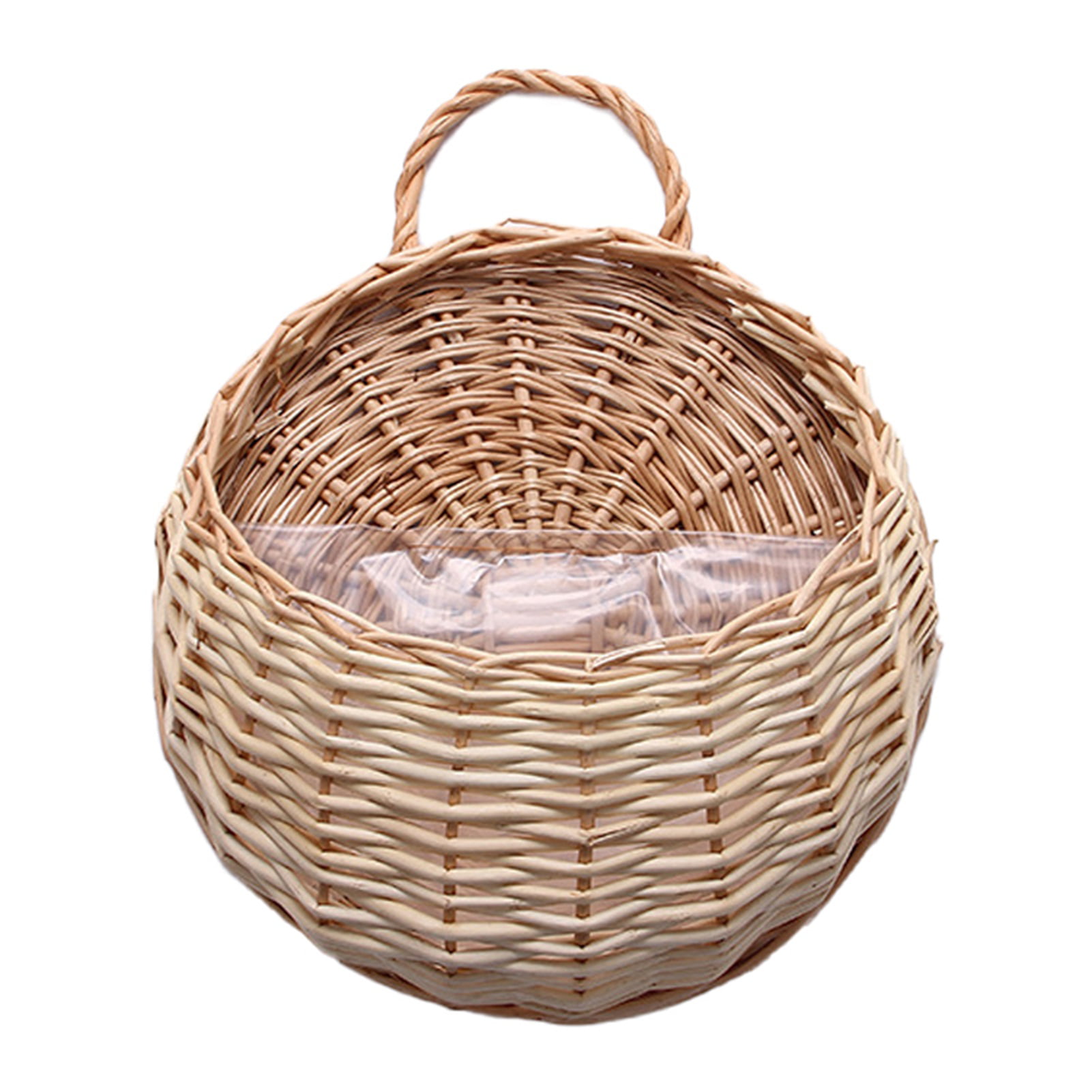 Basket Weaving around a wooden Base and Flower Sticks